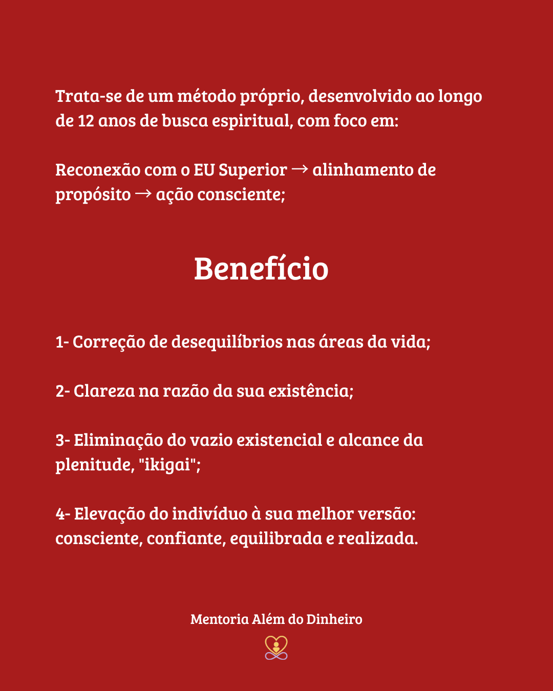 Mentoria Além do Dinheiro — módulo 3